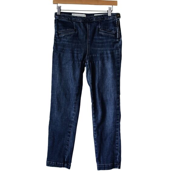 Anthropologie X Pilcro High-Rise Denim Leggings size 26 - Picture 1 of 6